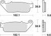  TRW klocki hamulcowe przód HONDA CBR - R 500 ( 13-16)